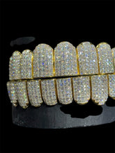 Load image into Gallery viewer, Moissanite Diamond Princess Cut Invisible Setting Grills