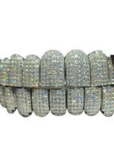 Load image into Gallery viewer, Moissanite Diamond Princess Cut Invisible Setting Grills