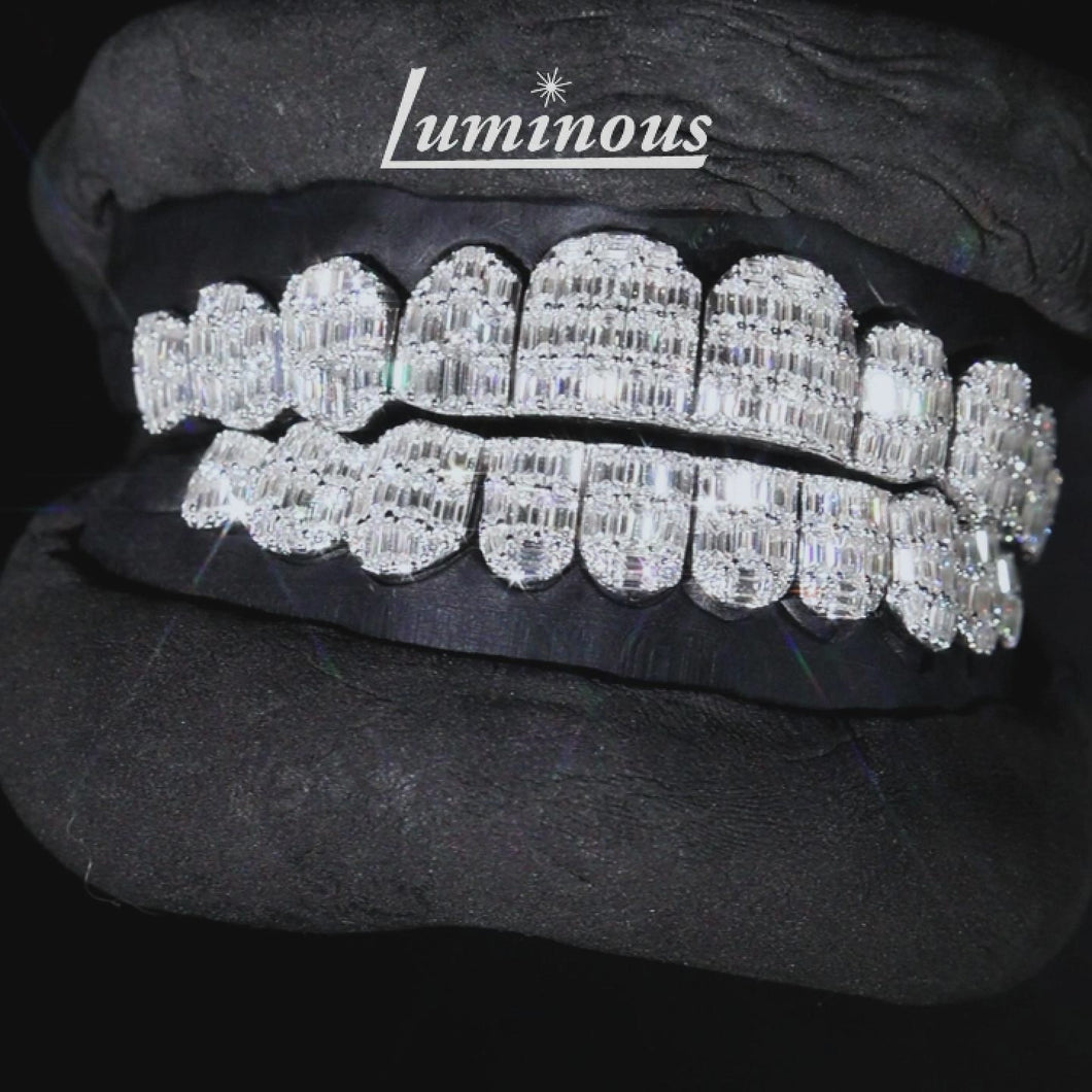 Baguette Cut Baguette Setting Grillz