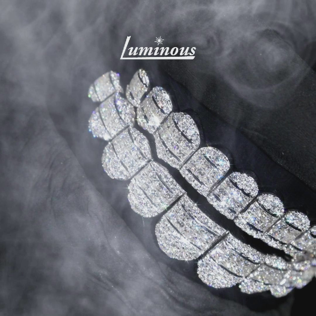 Hybrid Setting Grillz Princess Cut / Round Cut