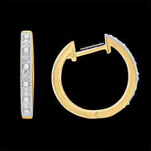 Load image into Gallery viewer, Hermosa Diamonds Hoops Earring
