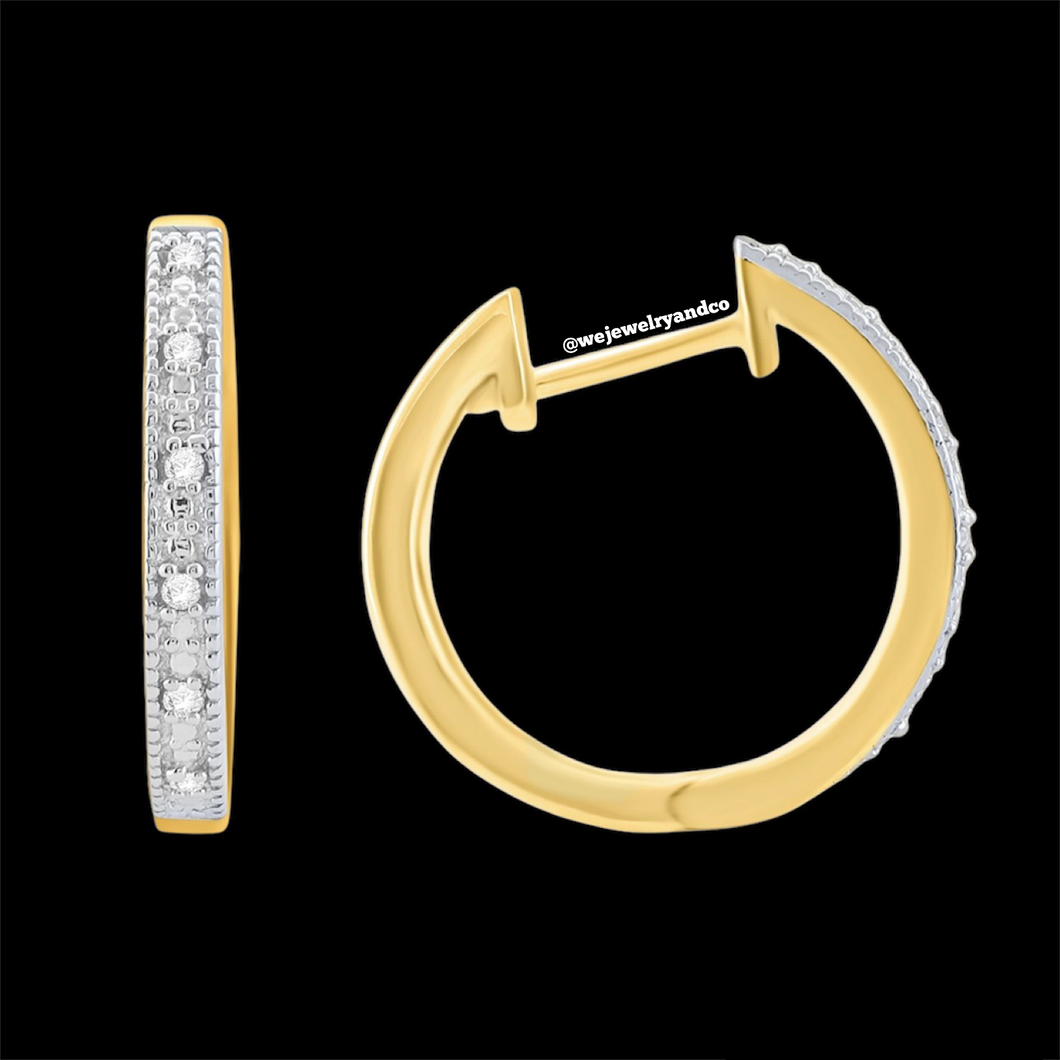 Hermosa Diamonds Hoops Earring