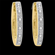 Load image into Gallery viewer, Hermosa Diamonds Hoops Earring
