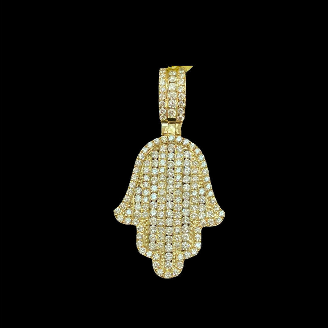 Hamsa Pendant 3.05CTW