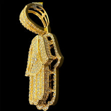 Load image into Gallery viewer, 2 Layers Hamsa Pendant 3.5CTW
