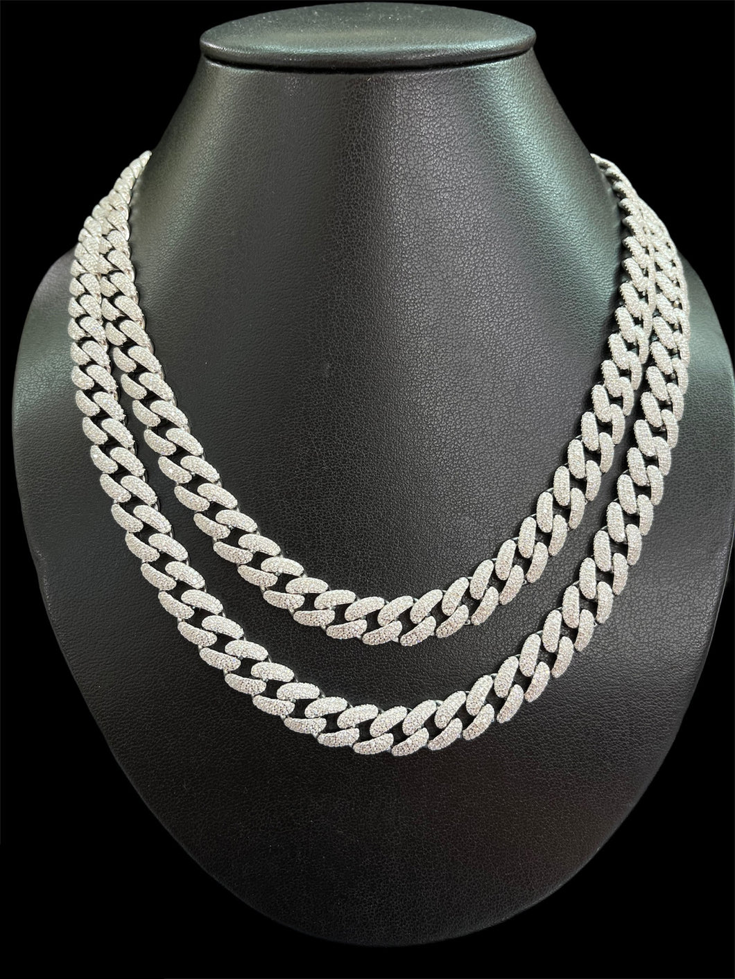 10mm Pave Setting Miami Cuban Chain